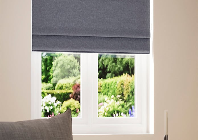 Geneva, Iron Grey - Twist&Fit Roman Blind - Image 5